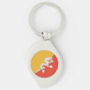Search for bhutan key rings Flag of bhutan