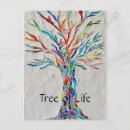 Search for tree design postcards Colourful