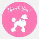 Search for cute pink poodle stickers Puppy