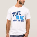 Search for vote blue tshirts Politics