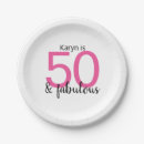 Search for pink and black plates 50 and fabulous