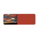 Search for sunset clouds return address labels Blue