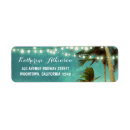 Search for ombre wedding return address labels Tropical