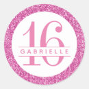 Search for princess sweet sixteen stickers Pink