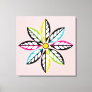 Search for abstract flowers canvas prints Colourful