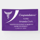 Search for purple graduation banners Medical