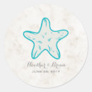 Search for turquoise starfish stickers Nautical