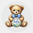 Search for welcome baby boy stickers Bear