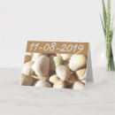 Search for sea shells save the dates Bridal