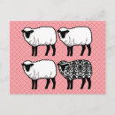Search for black sheep postcards Different
