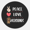 Search for peace love dogs stickers Funny