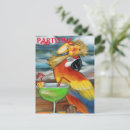 Search for party parrots postcards Florida