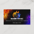 Search for heating and cooling business cards Construction