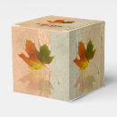 Search for autumn wedding favour boxes Leaf