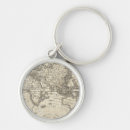 Search for vintage world maps key rings Wanderlust