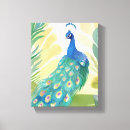 Search for peacock painting canvas prints Watercolor
