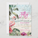 Search for flamingo 50th birthday invitations Summer
