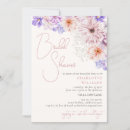 Search for bright flowers invitations Purple