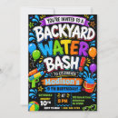 Search for backyard bash invitations Water party