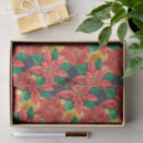 Search for christmas decoupage tissue paper Poinsettia