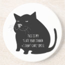 Search for funny quotes coasters Cat