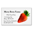 Search for strawberry business cards Produce