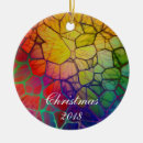 Search for mosaic christmas tree decorations Yellow