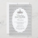 Search for crown baby shower invitations Princess
