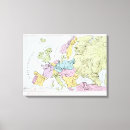 Search for europe map canvas prints Maps