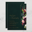 Search for jewel tone invitations Gold