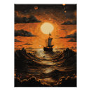 Search for sailing ship posters Full moon