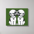 Search for bichons canvas prints Dog