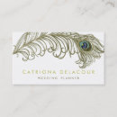 Search for peacock feather business cards Modern