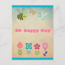Search for bee vertical postcards Butterfly