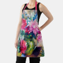 Search for floral painting aprons Green