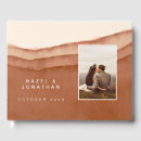 Search for western wedding guest books Burnt orange