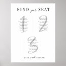 Search for wedding seating charts Black and white