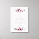 Search for pink flower canvas prints Bible