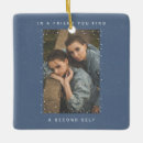 Search for navy and christmas tree decorations Double sided