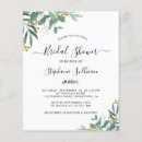 Search for eucalyptus leaves bridal shower invitations Modern