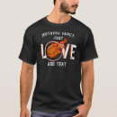 Search for basketball team tshirts Jersey number
