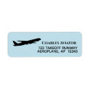 Search for flight return address labels Aviator