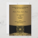 Search for damask 50th birthday invitations Black