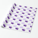 Search for royal purple wrapping paper Birthday