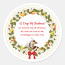 Search for 12 days of christmas stickers Partridge