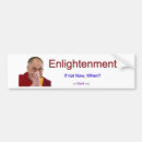 Search for enlightenment bumper stickers Meditation
