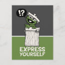Search for oscar the grouch sesame street postcards Fun