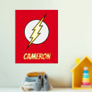 Search for justice league emblem posters Lightning bolt