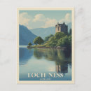 Search for loch ness postcards Castle lake scene