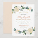 Search for blush floral baby shower invitations Rustic